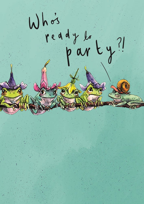 The Art File Who's Ready To Party? Card

