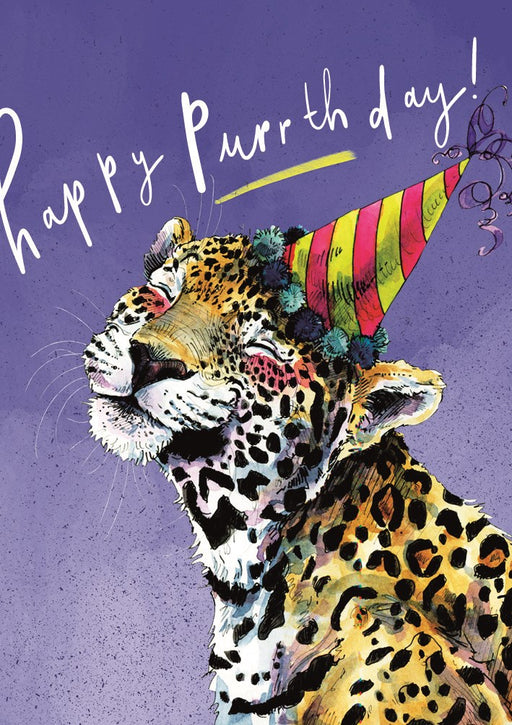 The Art File Happy Purfffday Card
