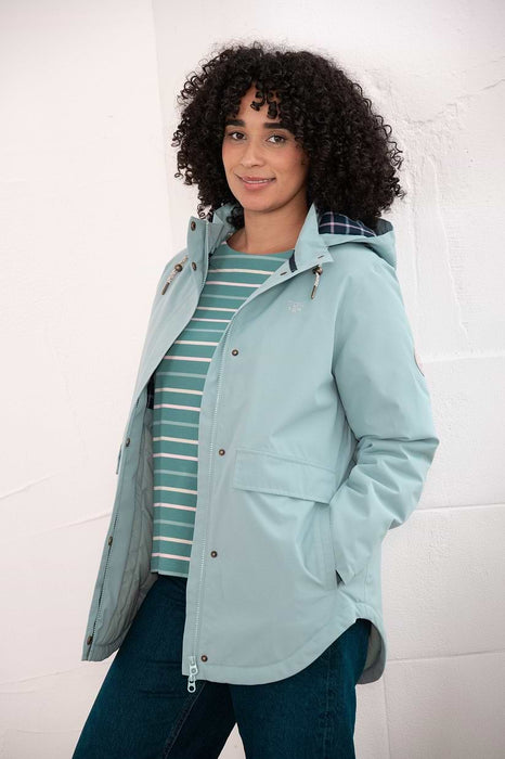 Lighthouse Tess Waterproof Coat Duck Egg