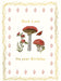 The Art File Mush Love Birthday Mushrooms Card
