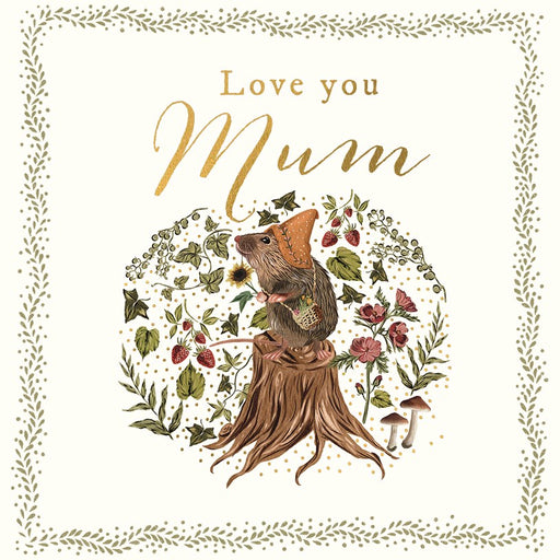 Art File I Love You Mum Card
