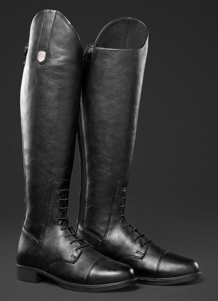 Mountain Horse Young Rider Veganza Long Riding Boots Black