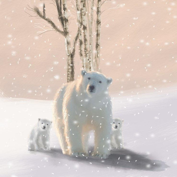 The Art File Polar Bear Family Pk6 Charity Cards