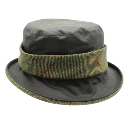 Natalie Wax Tweed Band Hat