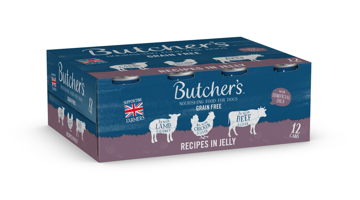Butchers Beef & Liver 12x400g Tins