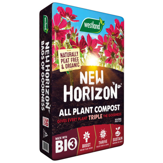 New Horizon PEAT FREE Compost 50 Litres