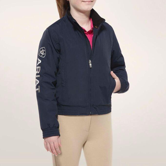 Ariat Youth Waterproof Stable Jacket Navy