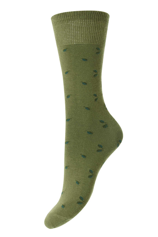 HJ Socks Leaf 4-7 Sock Cotton ComfortTop