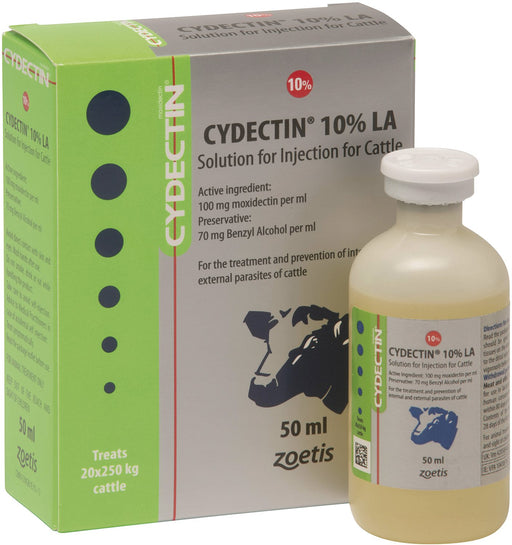 Cydectin 10% LA Injectable For Cattle PML