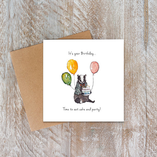 Toasted Crumpet Eat Cake And Party! Card