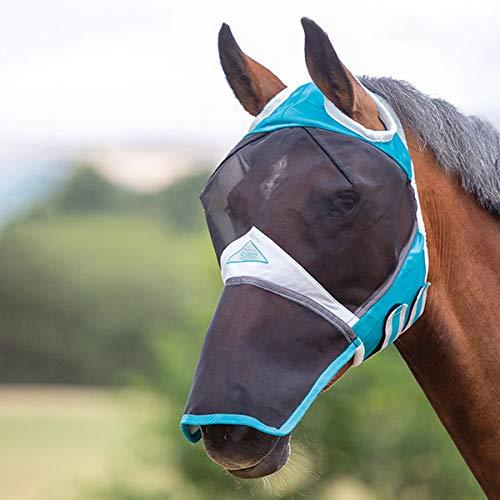 Fly Mask With Nose Teal