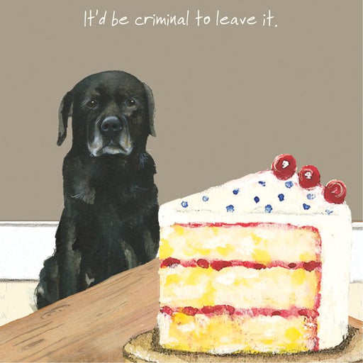 The Little Dog Laughed Criminal Card