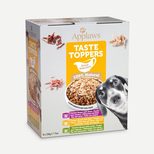 Applaws Taste Toppers Selection Gravy 8x156g Pouches