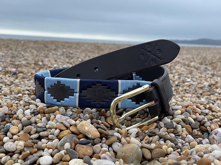 POSH Country Breakwater Belt Blue/Blue