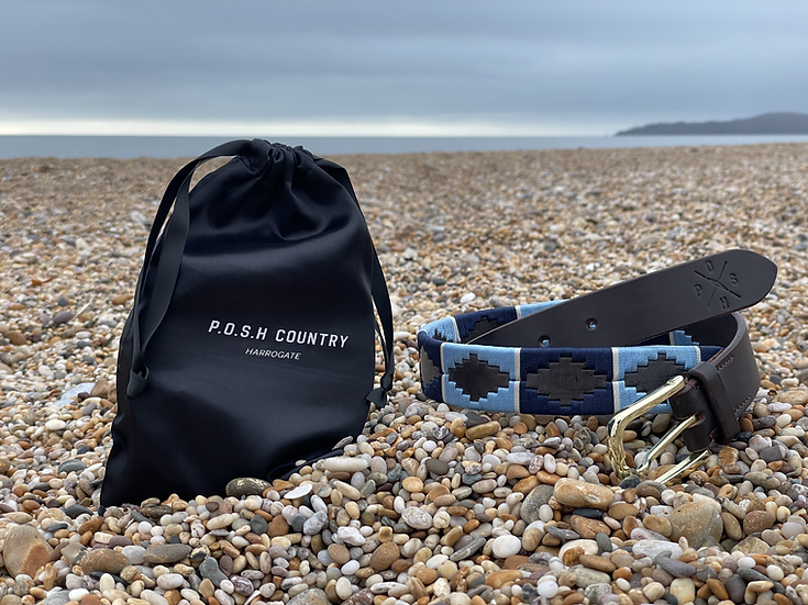 POSH Country Breakwater Belt Blue/Blue