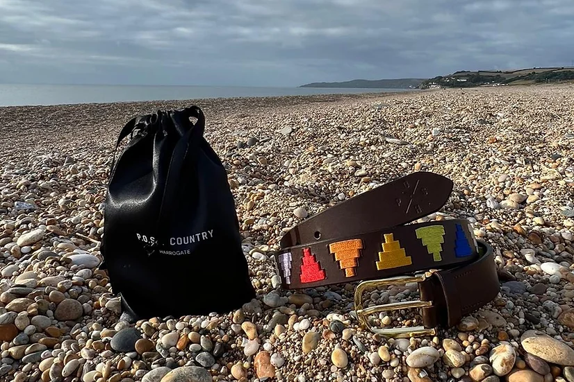 POSH Country Breakwater Belt Rainbow