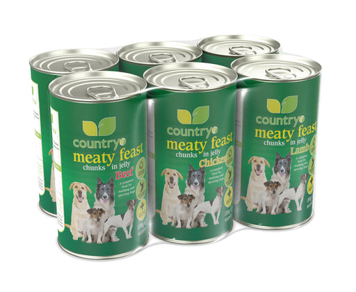 Country UF Variety Adult Dog 6x1200g Tins