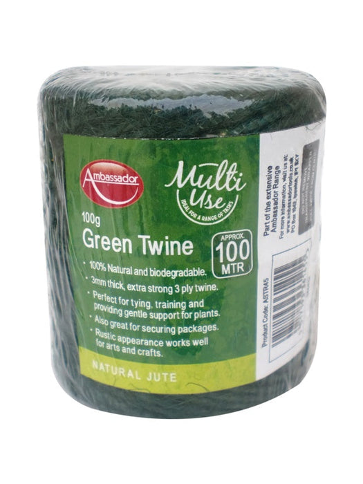 Green Jute Twine 100g 100m