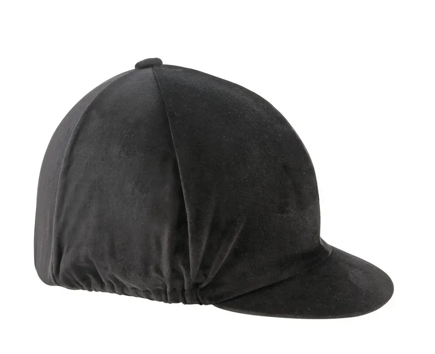 Shires Velvet Hat Cover Black