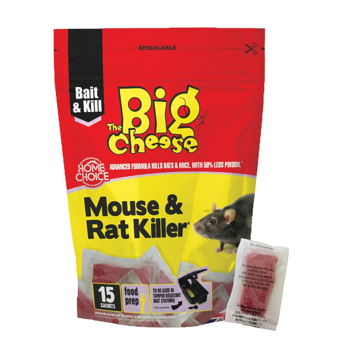 The Big Cheese Mouse & Rat Killer 15pk