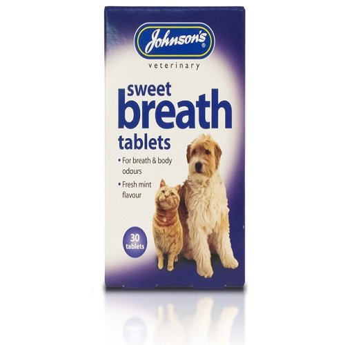Johnsons Sweet Breath Tablets for Cats & Dogs Pack of  30