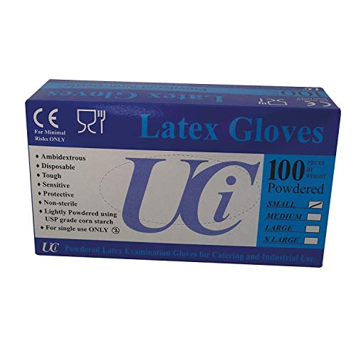 Latex Gloves Box 100 Medium