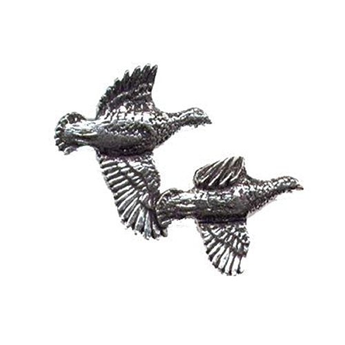 Pewter Pin Badge Partridges 7