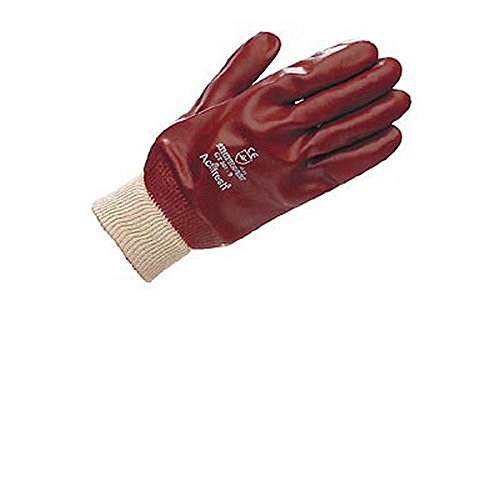 Gloves PVC Knit Wrist 1 Size