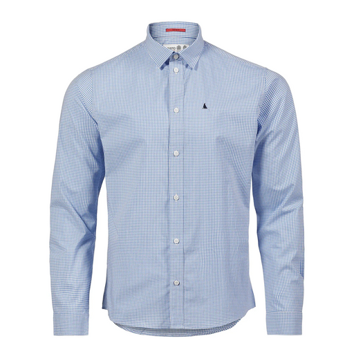 Musto Sardinia Gingham Shirt Pale Blue