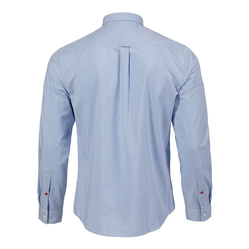 Musto Sardinia Gingham Shirt Pale Blue