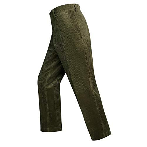 Hoggs of Fife Mid Weight Cord Trousers Olive