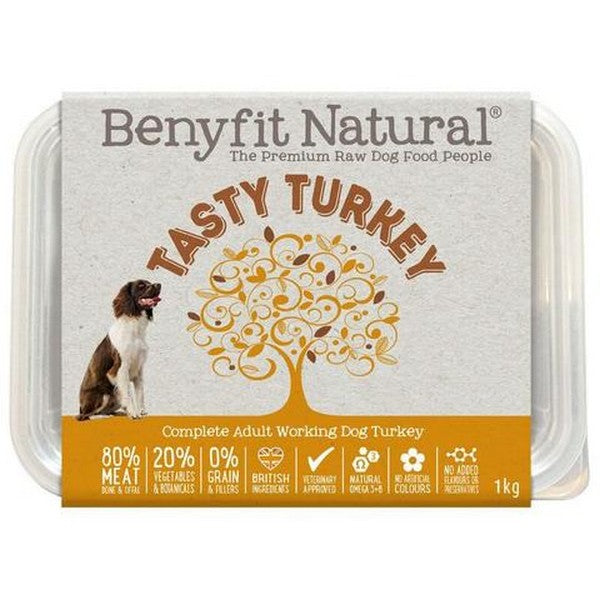 Benyfit Tasty Turkey Complete Adult Raw Working Dog Food