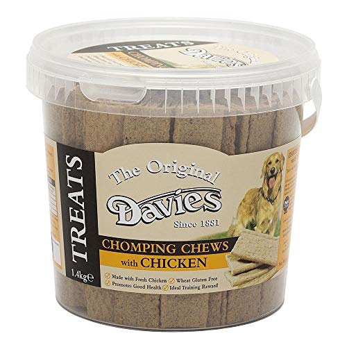 Davies Dog Chews Chicken 1.4kg Jar