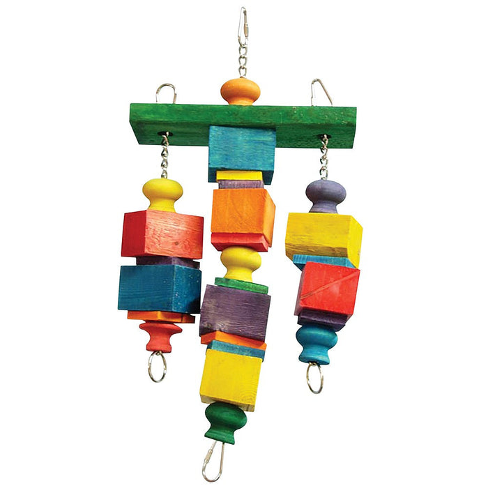 Dragonfly Coloured Wood Parrot Toy