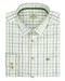 Hoggs Of Fife Luxury Tattersall Shirt Green Balmoral