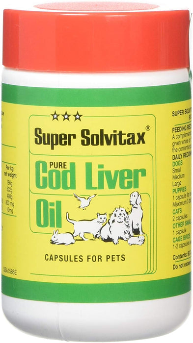 Super Solvitax Cod Liver Oil Capsules 90pk