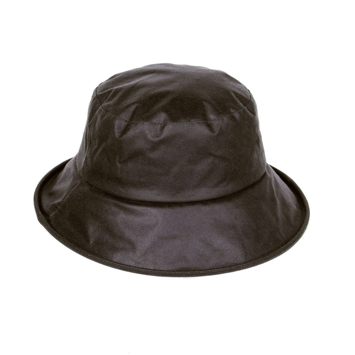 Ailsa Wax Downbrim Hat Olive