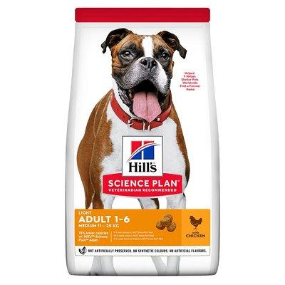 Hill's Science Plan Adult Light Medium Breed Chicken Dog Food