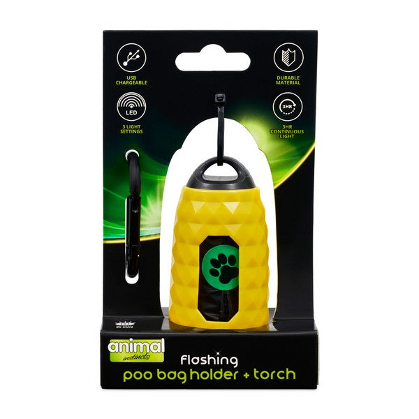 AI Flashing Poop Holder And Torch Yellow