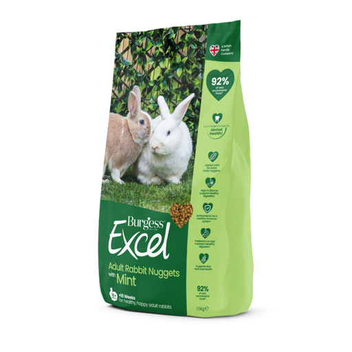 Burgess Excel Rabbit 1.5kg Original Adult