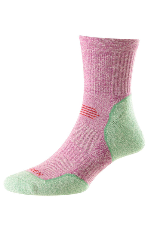 HJ Protrek Light Hike Sock 4-7 Pink/Mint