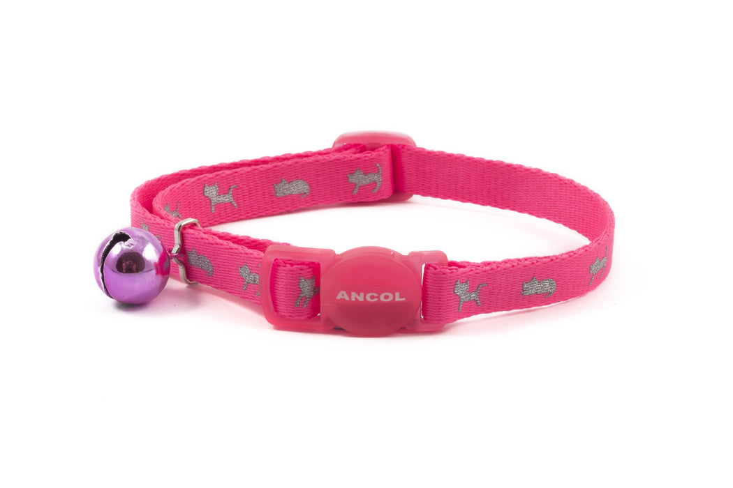 Ancol Hi-Vis Pink Kitten Collar