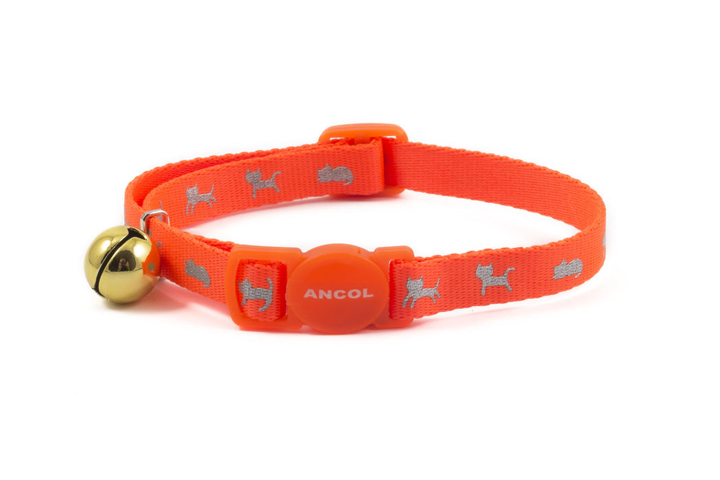Ancol Hi-Vis Orange Kitten Collar