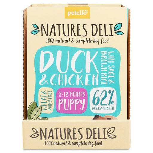 Natures Deli Puppy Duck & Chicken 7x400g Trays
