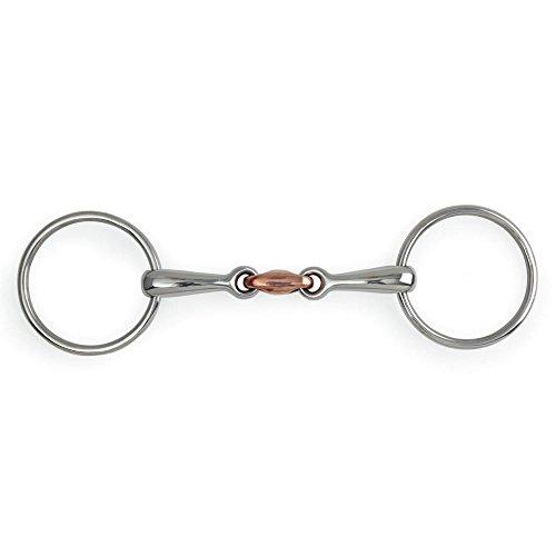 Loose Ring Snaffle With Copper Lozenge 
