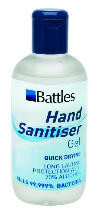Battles Hand Sanitiser Gel 250ml