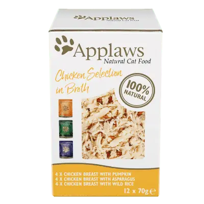 Applaws Natural Cat Food Chicken Selection 12x70g