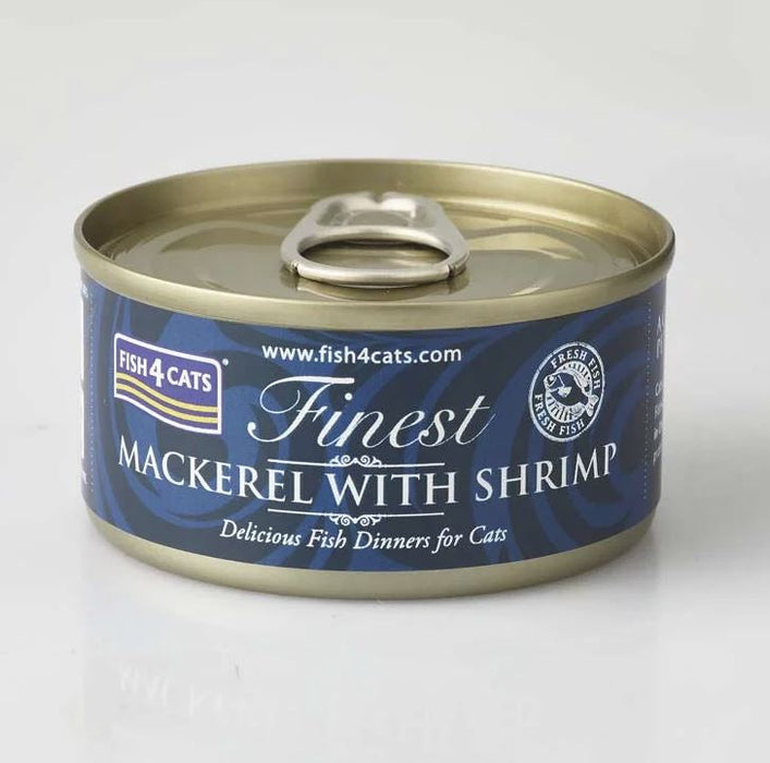 Fish4cats Mackerel & Shrimp 70g