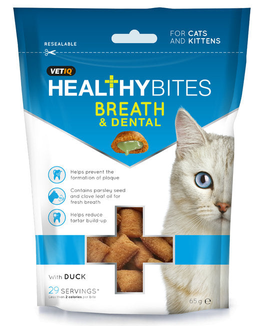 M&C Breath & Dental Cat Treat 65g