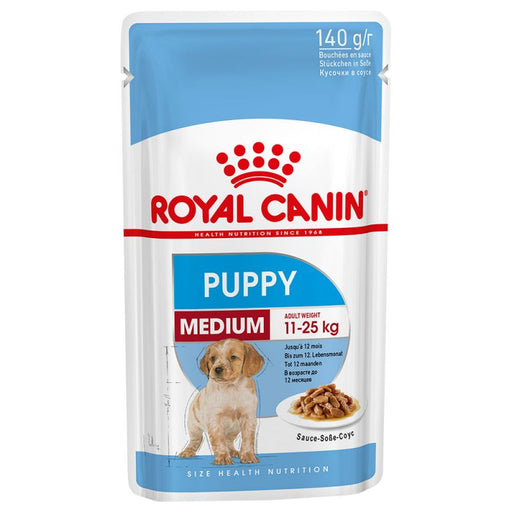 Royal Canin Medium Puppy 10x140g Pouches